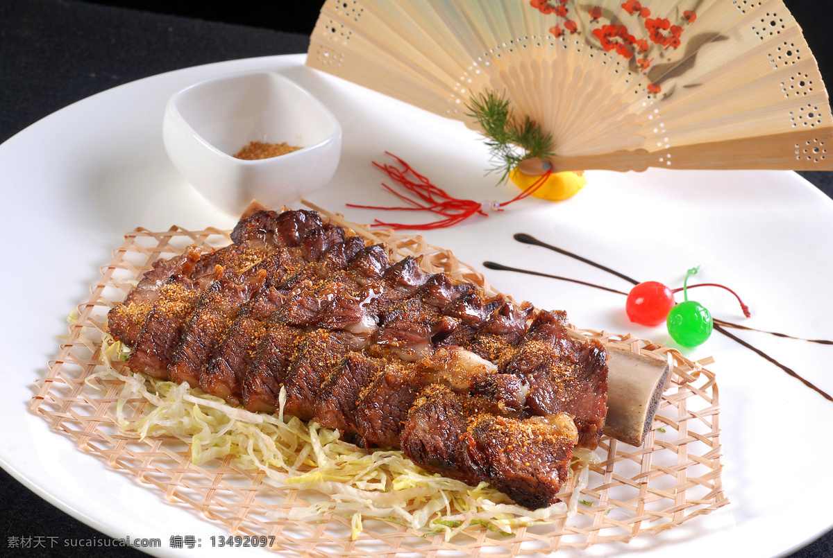 神户牛肋条骨 美食 传统美食 餐饮美食 高清菜谱用图