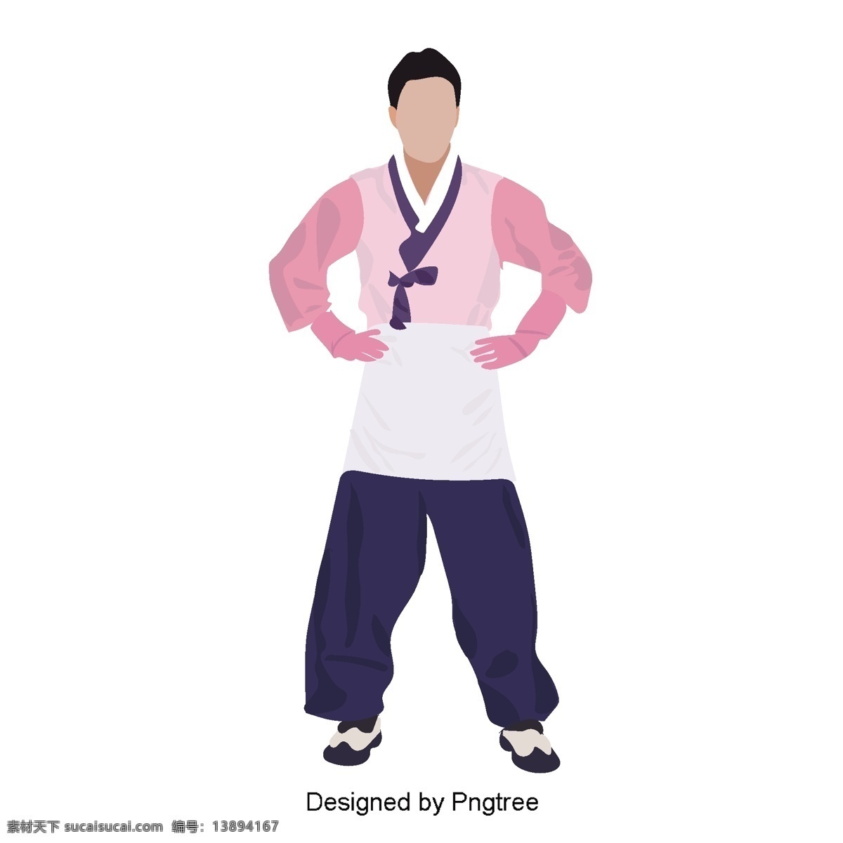 韩国 传统 服装 男性 矢量 字符 男 男人 韩服 男装 后悔