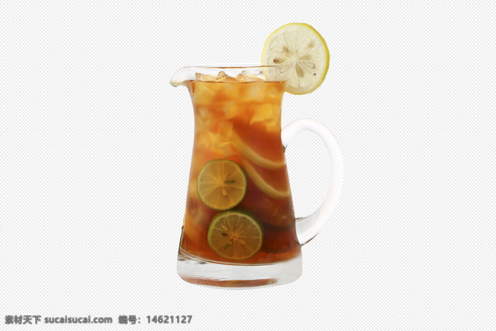 椰果 檸檬紅茶 冰鎮(zhèn)飲品 爽口飲品 夏季飲品 清涼解暑 果味飲料 透明玻璃壺 檸檬片 茶飲 冷飲 手工飲品 健康飲品 解渴 水果茶