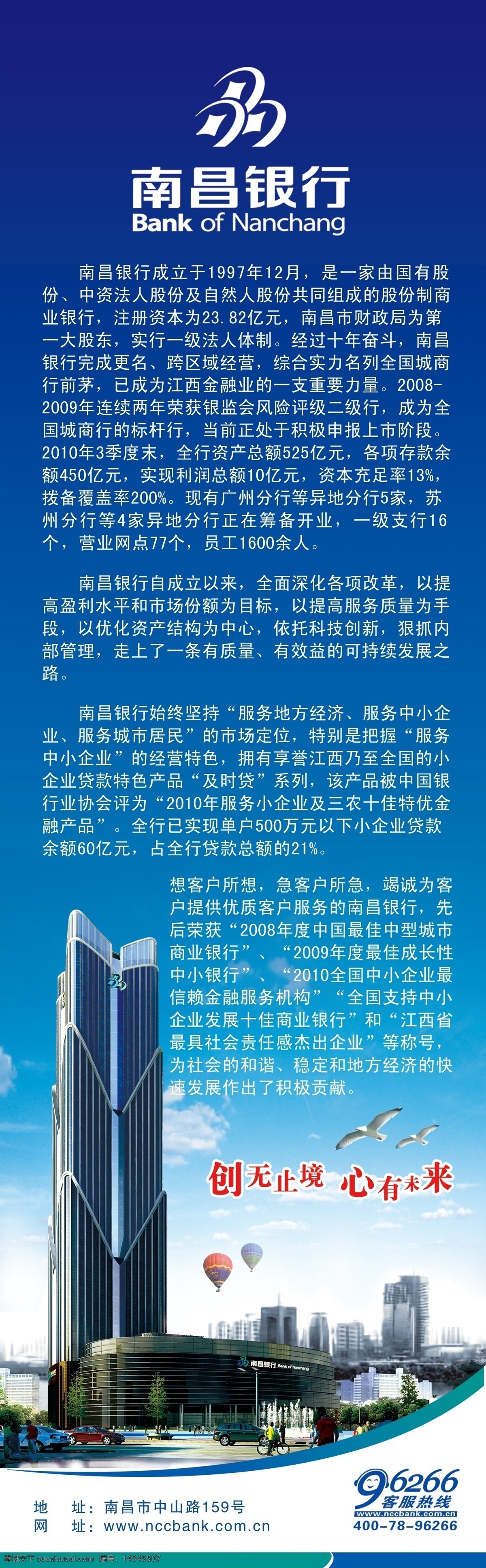 南昌銀行簡介 南昌銀行 高樓 簡介 x展架 展架 展板模板 廣告設(shè)計模板 源文件