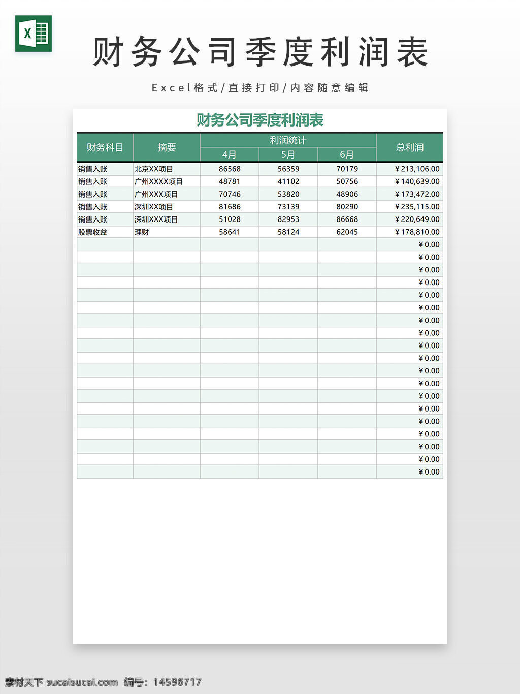 财务 公司 季度 利润 财务科目 销售入账 投资收益 总利润 数据统计 月度利润 财务报表 收益 财务管理 企业财务 收入 利润分析 财务分析