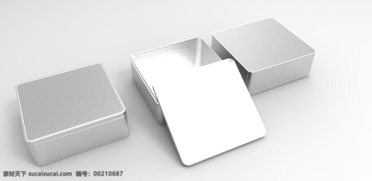 铁盒 3d 效果图 铁罐效果 原创设计 包装盒 3d设计 3d作品