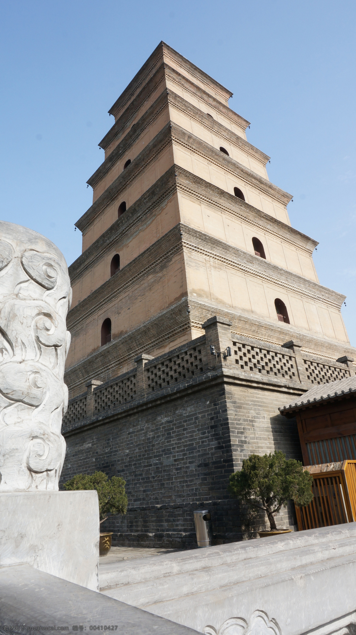 大雁塔 西安 古迹 寺庙 历史文明古迹 旅游景区 旅游摄影 人文景观