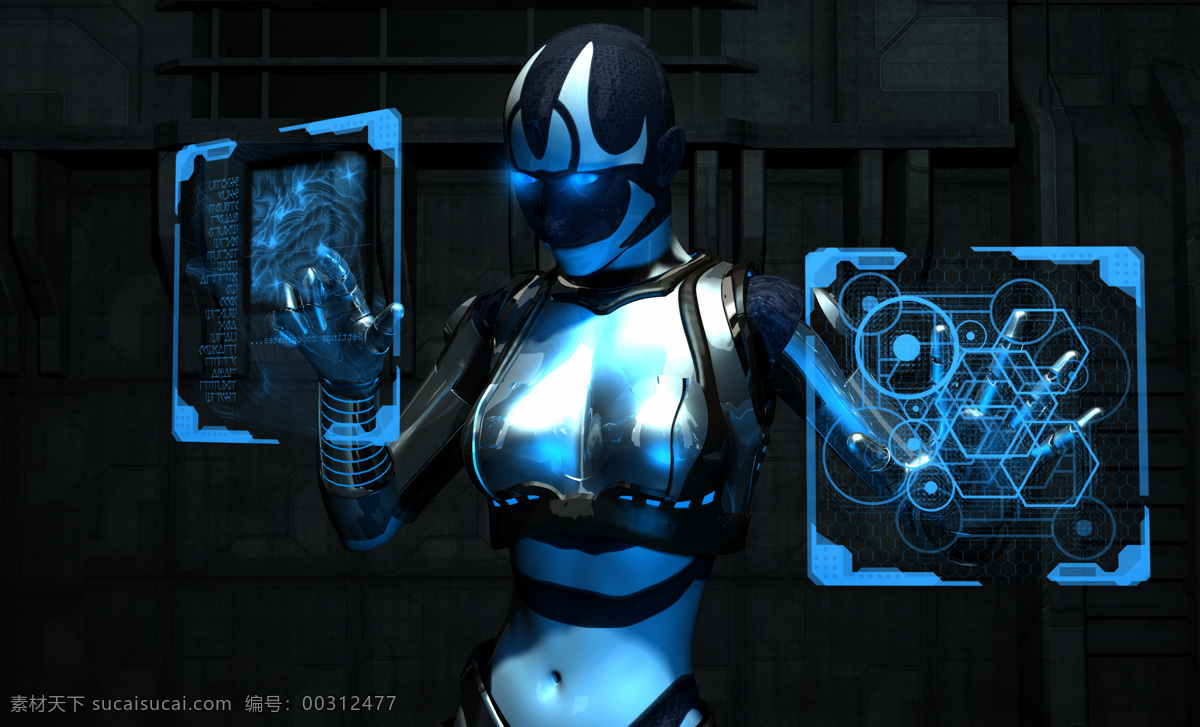 女 机器人 未来科技 高科技 机器人战士 机器人模型 女机器人 其他类别 现代科技