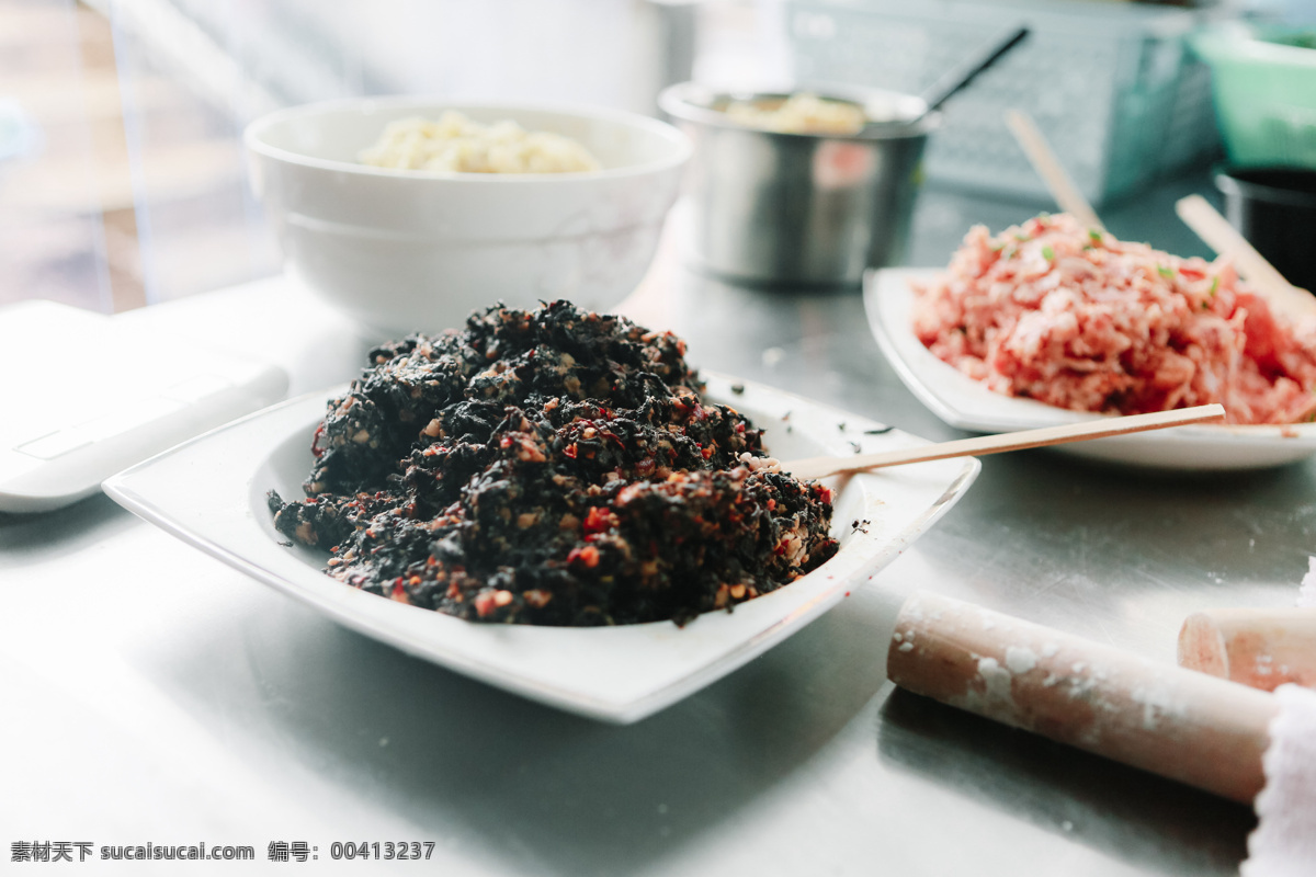 梅干菜原料 衢州大烤饼 梅干菜 原料 肉 大葱饼 餐饮美食 传统美食