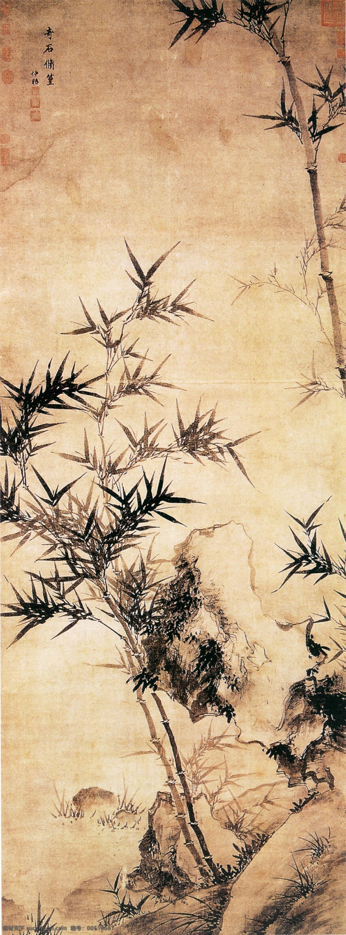 中国 传世 名画 花鸟画 竹子 中国传世名画 古典花鸟画 文化艺术