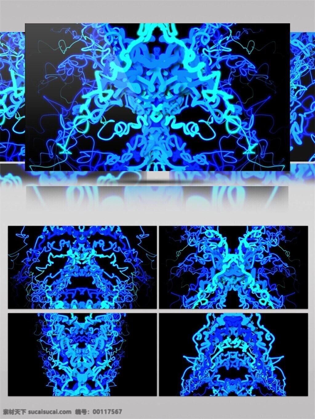 蓝色 创意 线条 视频 高清 科技蓝色 震撼大气 杂乱 视频素材 动态视频素材