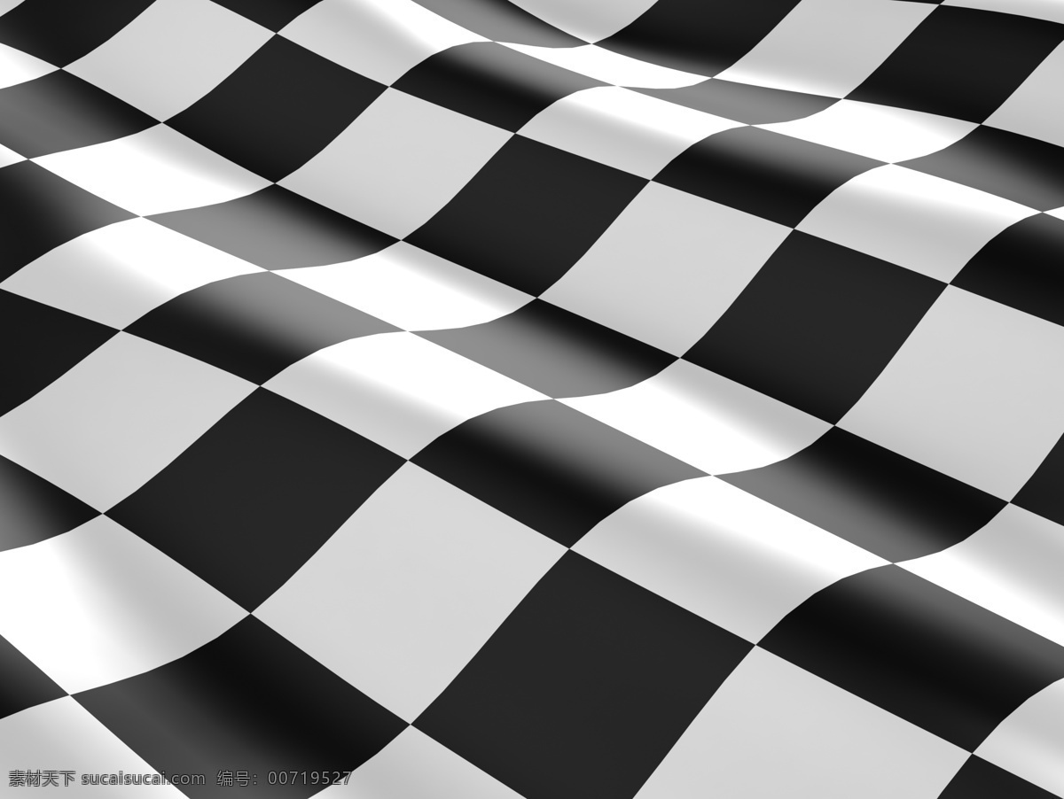 黑 白色 赛车 旗帜 f1赛车 黑白色旗帜 格子 汽车图片 现代科技