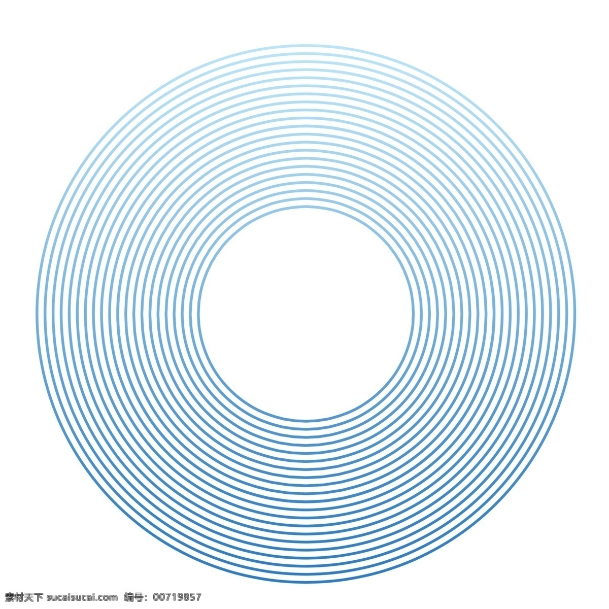 蓝色 渐变 简约 圆圈 装饰