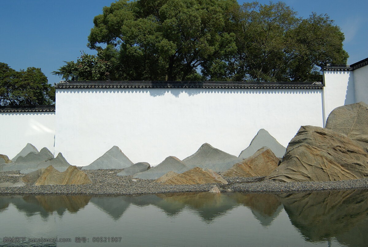 苏州博物馆 博物馆 苏州 景观 园林 苏州园林 假山 植物 山脉 雕塑 雕刻 园林建筑 建筑园林