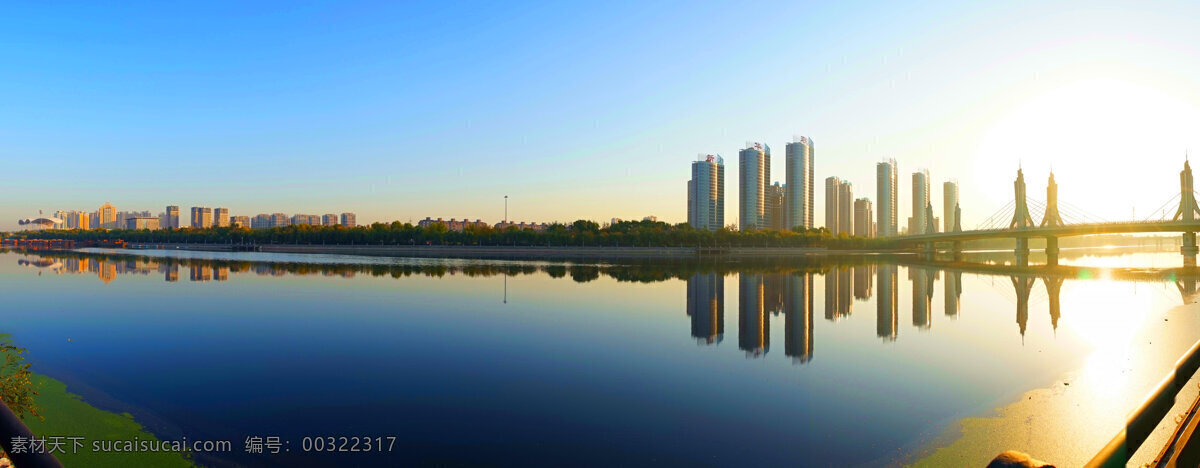 大运河 通州 高楼 大桥 河边 蓝天 自然景观 建筑景观