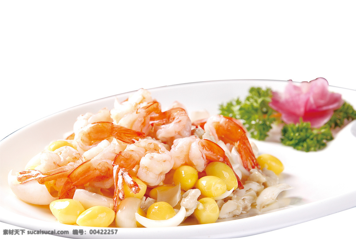 三鲜炒凤尾虾 美食 传统美食 餐饮美食 高清菜谱用图