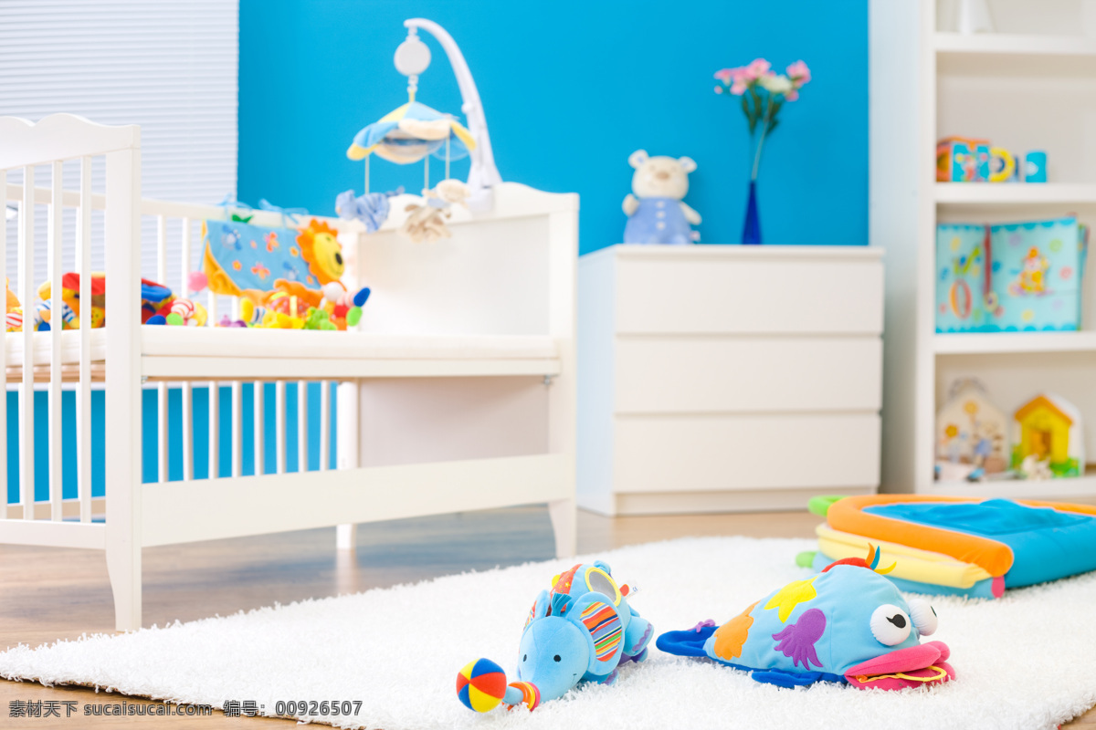 儿童房 房间 婴儿房 婴儿床 家具 彩色 温馨 可爱 玩具 文具 桌椅 色彩 装饰品 梦幻 卡通 童话 环境设计 室内设计