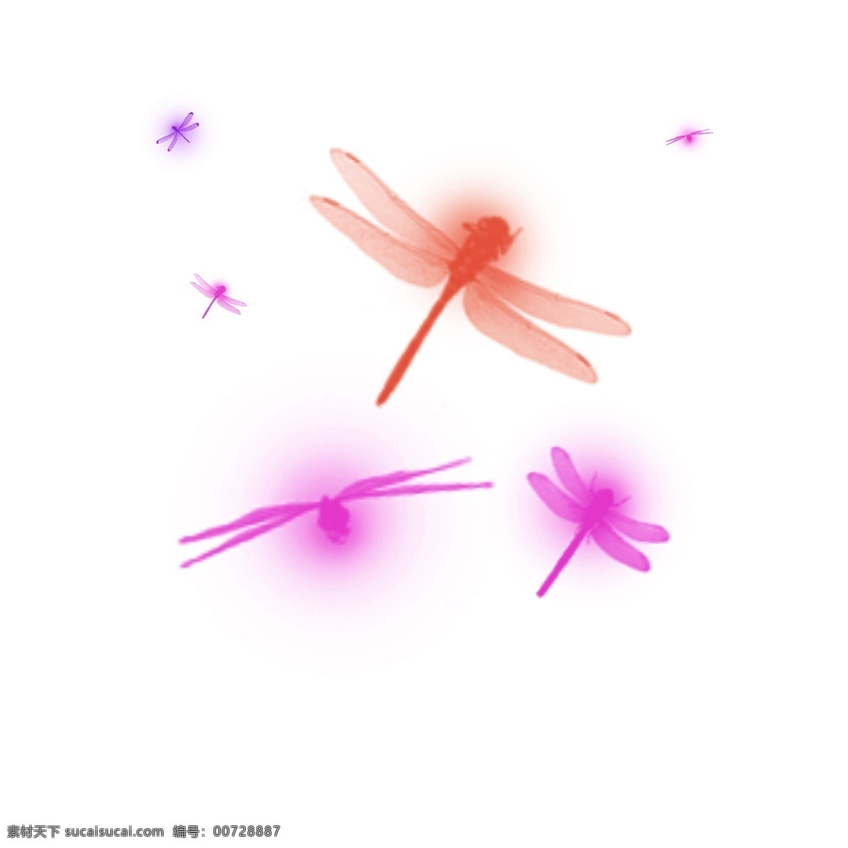 彩色 蜻蜓 背景特效 背景图案 装饰图案 psd分层图 背景设计 边框底纹设计 300分辨率 动物 特效 紫色 梦幻