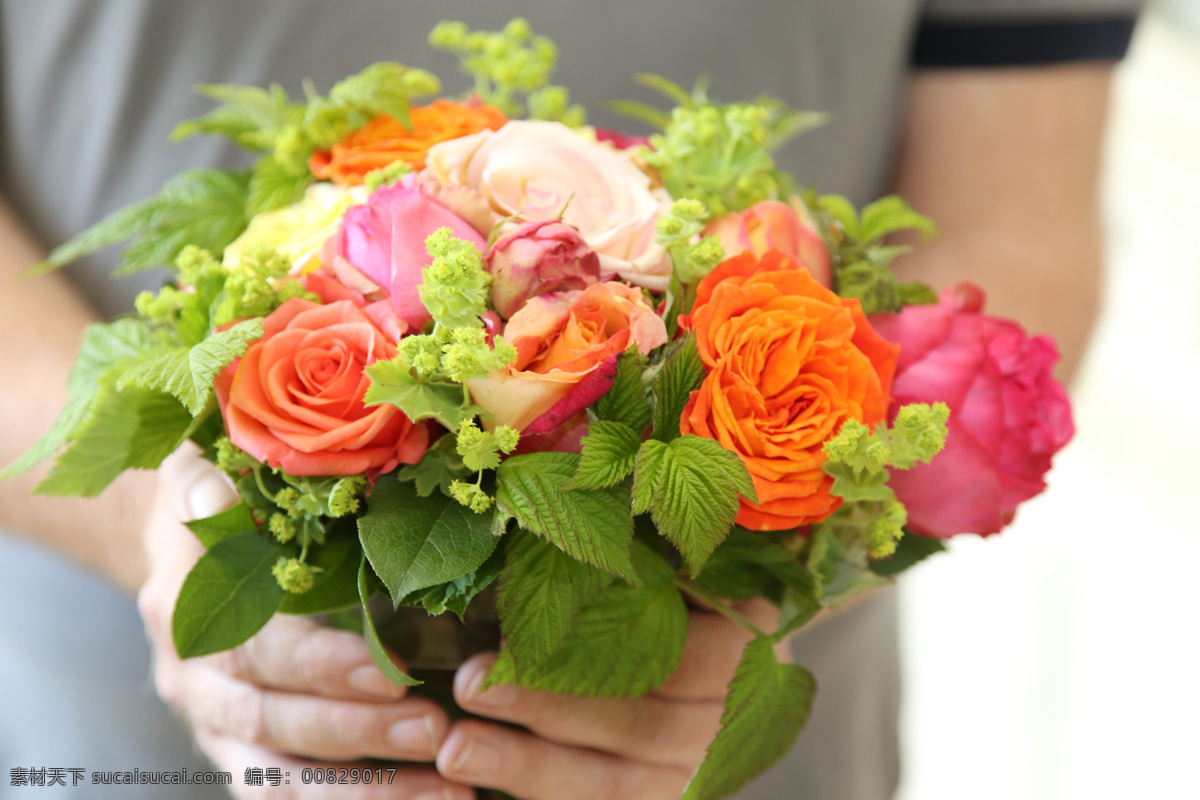 手里 花朵 人物 手 鲜花 手捧花 植物 花草树木 生物世界