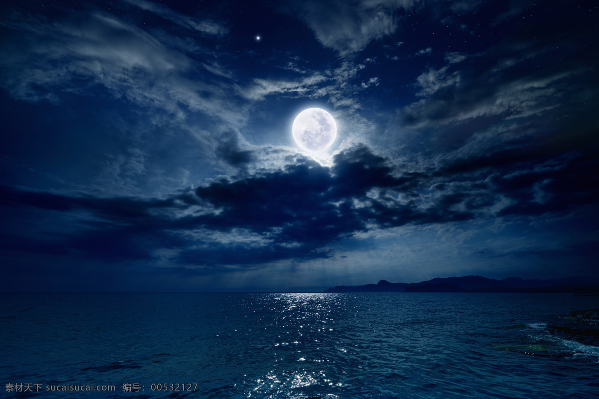 月亮 moon 月夜 夜晚 满月 圆月 自然风景 自然景观