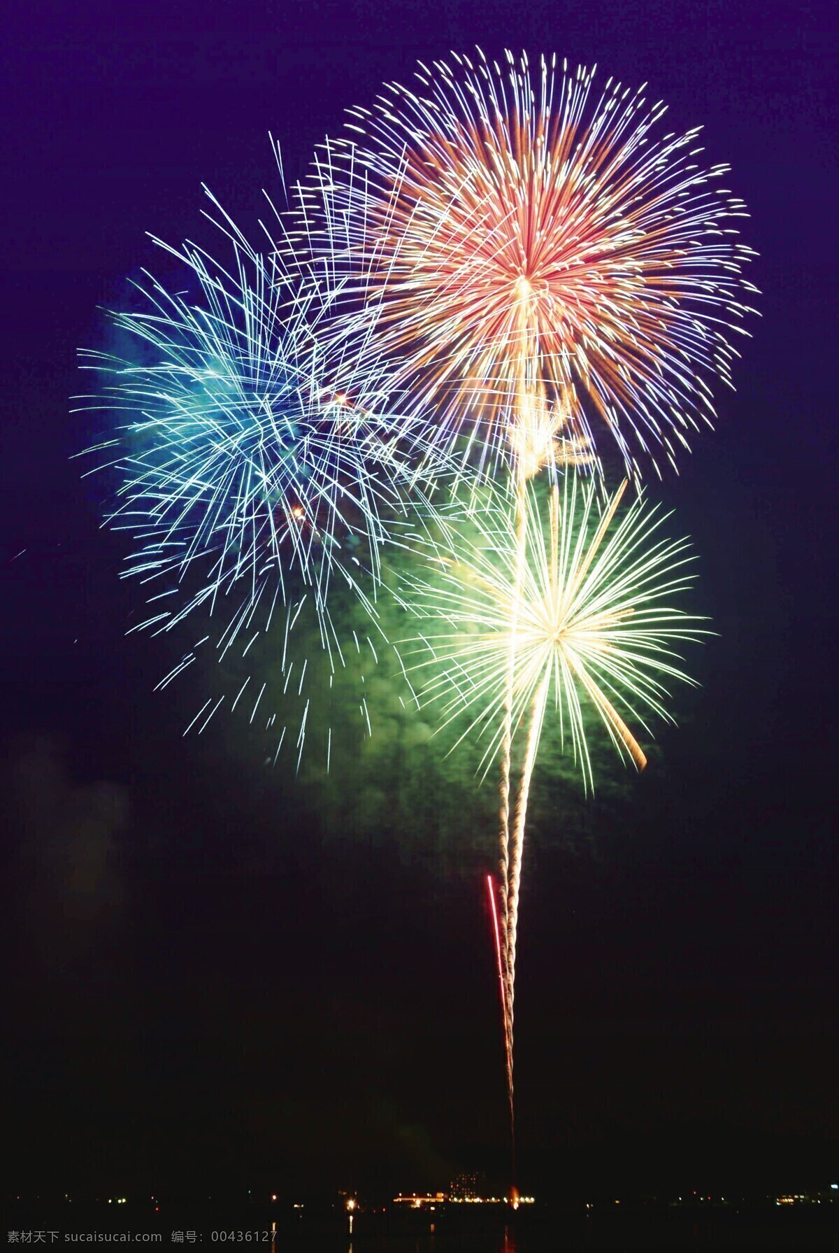 炫彩烟花 烟火 漂亮的烟花 烟花素材 夜空烟花 文化艺术 节日庆祝 动物矢量