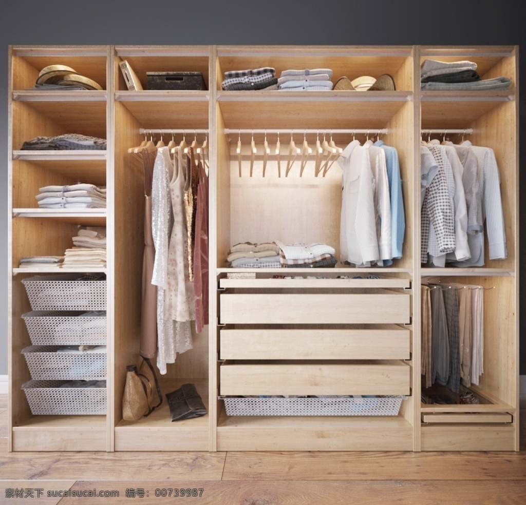 整体衣柜 衣服模型 鞋子模型 衣架模型 服装模型 衬衫模型 包包模型 衬衫 包包 鞋子 拖鞋 帽子 衣服 格子衫 凉鞋 单体模型素材 3d设计 室内模型 max