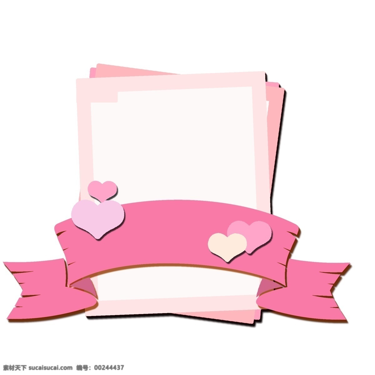 婚礼 边框 卡通 手绘 插画 粉色 爱心 卡通手绘插画 简单边框 可爱边框 甜蜜 爱情 小清醒 唯美
