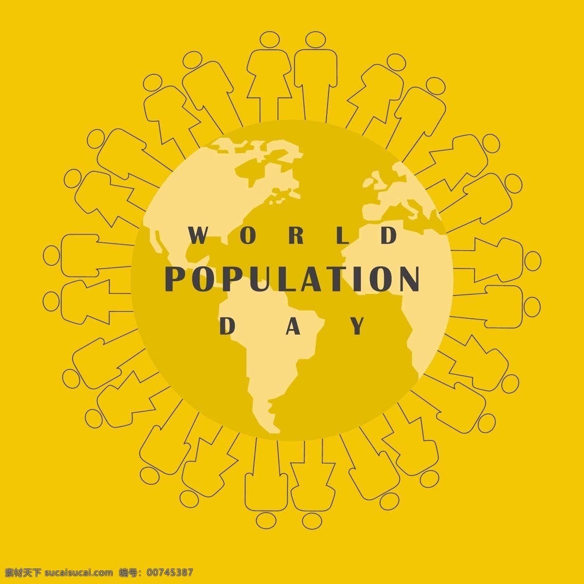 黄色 世界 人口日 背景 地图 边界 庆典 非洲 欧洲 插图 澳大利亚 亚洲 美国 国际 日 轮廓 人口 七月