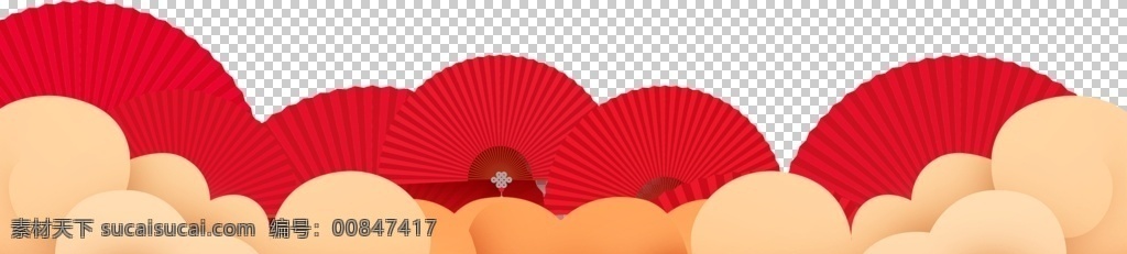 祥云 云朵 国风 合成 海报 古风背景