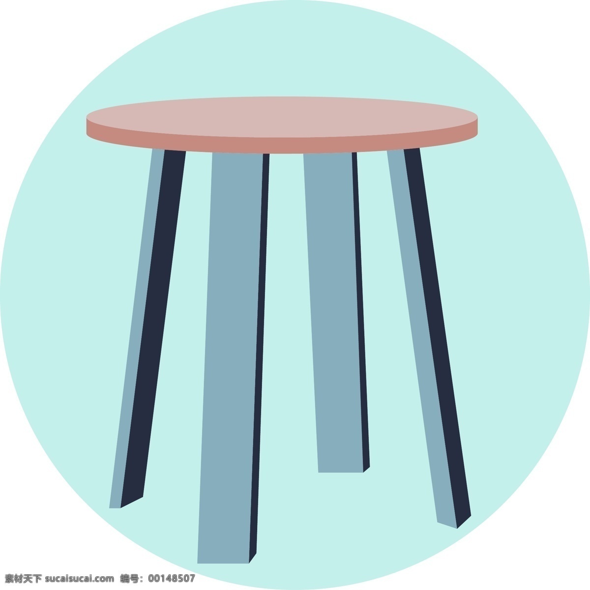 扁平化 家具 凳子 图形 元素 家居 简约 物品 日常用品 现代 生活用品