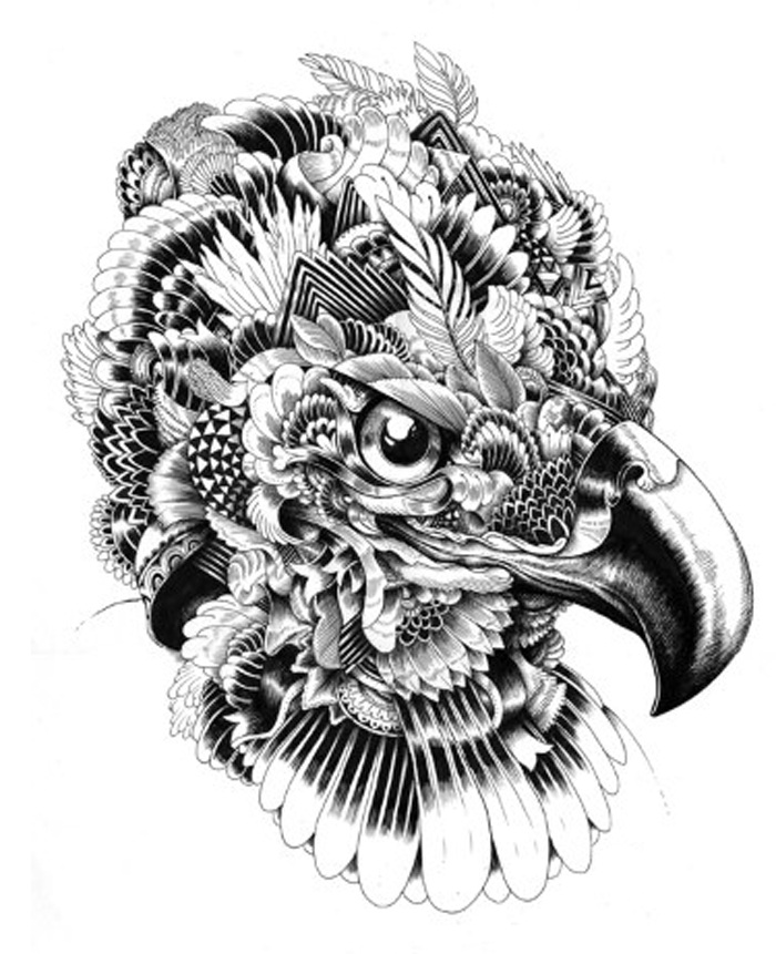 位图免费下载 插画 动物 服装图案 老鹰 鸟类 位图 面料图库 服装设计 图案花型