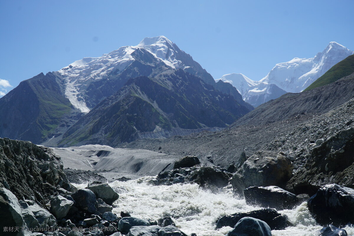 大山 小溪 风景 自然 清新 视频 秀丽 安静 实拍