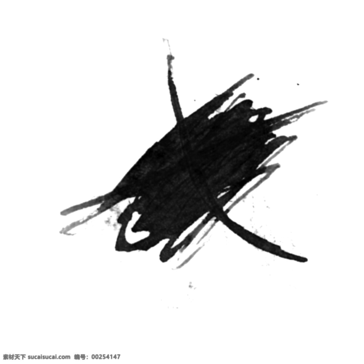 水彩 黑色 卡通 泼墨 创意 线条 抽象 中国风 手绘 水墨 不规则 新意 漂浮 个性 挥洒 墨水 连笔
