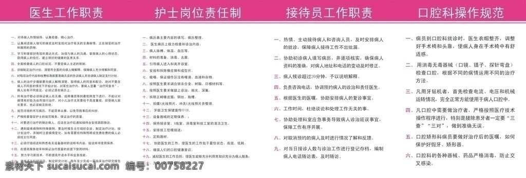 口腔科 制度 职责 医疗 医疗宣传 平面广告 医院宣传 展板 医疗制度 医院制度 科室制度 院制度 门诊制度 医疗职责 医疗管理制度 医疗工作制度 口腔科制度 口腔科职责 口腔 接待员 工作职责 操作 规范 矢量图库 cdr文件 cdr未曲 矢量 广告 z 篇