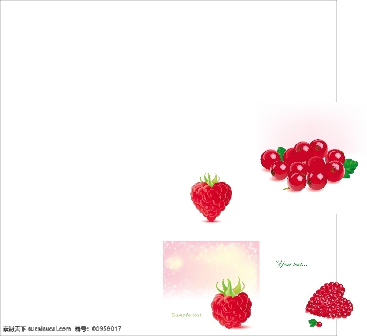 贺卡 红果 卡片 浪漫 生物世界 矢量素材 水果 心 浆果 矢量 模板下载 矢量图 日常生活