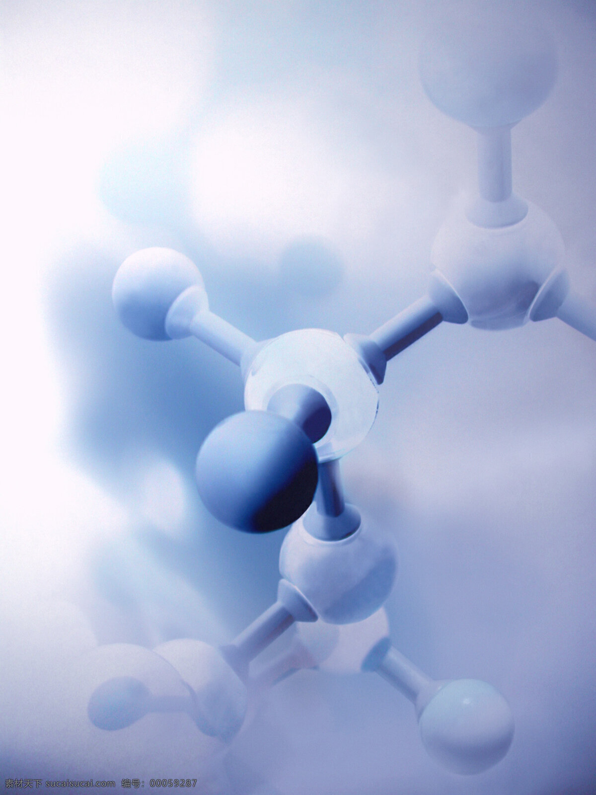 生命科学 分子 化学 科技背景 蓝色科技 现代科技 医学 分子链 医学背景 矢量图