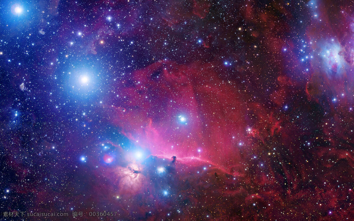 大气 宇宙 唯美 星空 背景 粒子