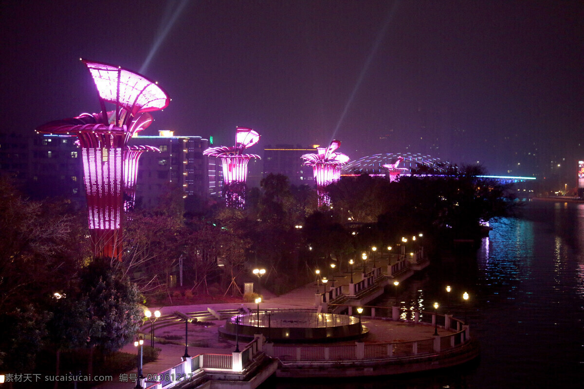 中山夜景 中山市 夜景 城市 灯光 歧江 国内旅游 旅游摄影