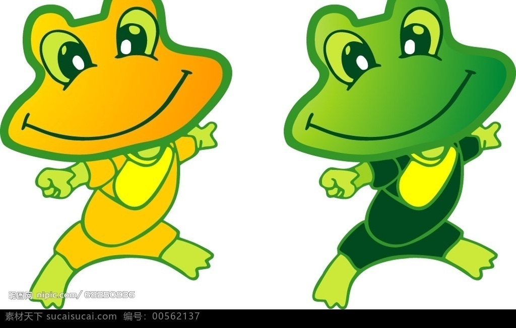 青蛙 生物世界 野生动物 矢量图库
