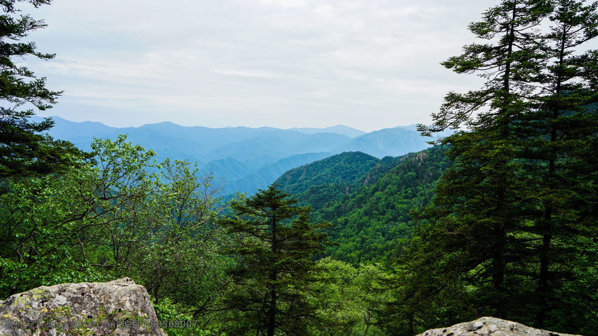 太白山风光 秦岭 太白山 秦岭太白山 太白山风景 山脉 远景 清新 国家森林公园 自然景观 风景名胜
