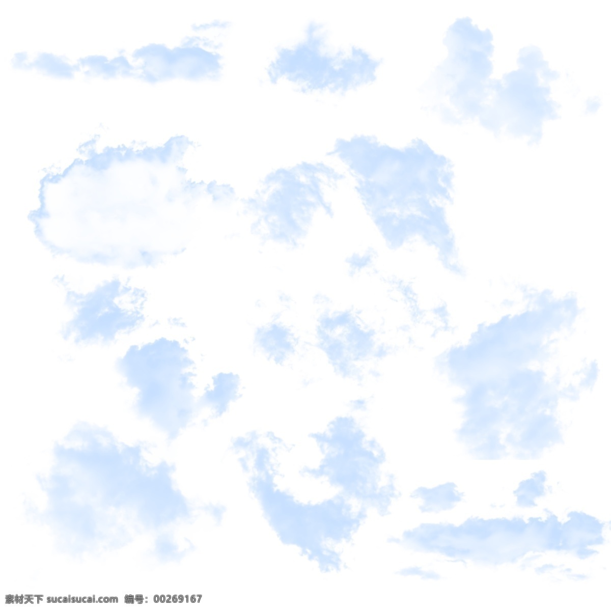 云 云彩 蓝色云彩 蓝色 蓝 很多云彩 透明图片 云彩素材 云素材