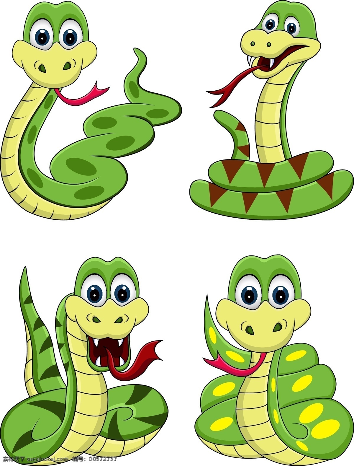 卡通 蛇 矢量 可爱 动物 圣诞帽 礼盒 红果 矢量图 设计素材 eps格式 2013 新年 春节 蛇年