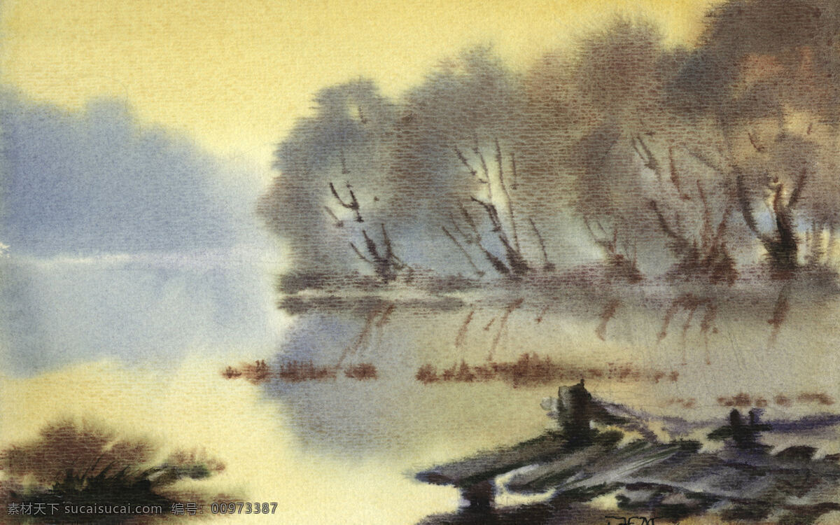 风景画 绘画书法 山水画 水彩画 水墨画 文化艺术 印象画 设计素材 模板下载 写意画 国外写意画 大师作品 水 家居装饰素材 山水风景画