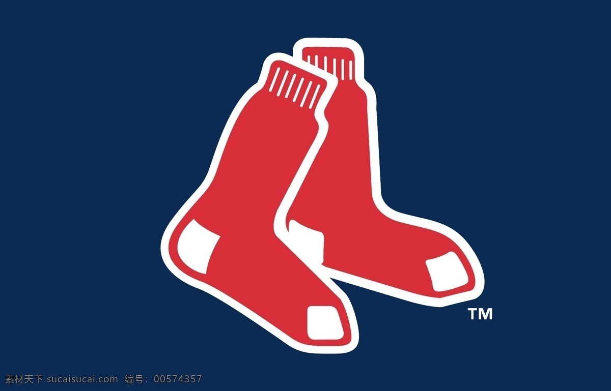 红 袜 队 美国 职 棒 大联盟 波士顿 标志 免费 自由 psd源文件 logo设计
