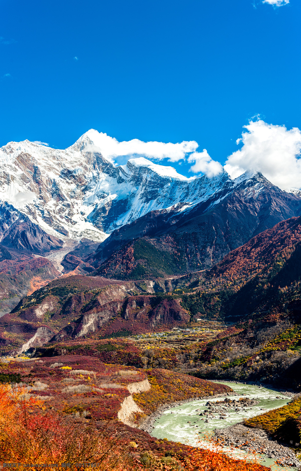 南迦巴瓦峰 雅鲁藏布江 林芝 高原 雪山 自然景观 自然风景