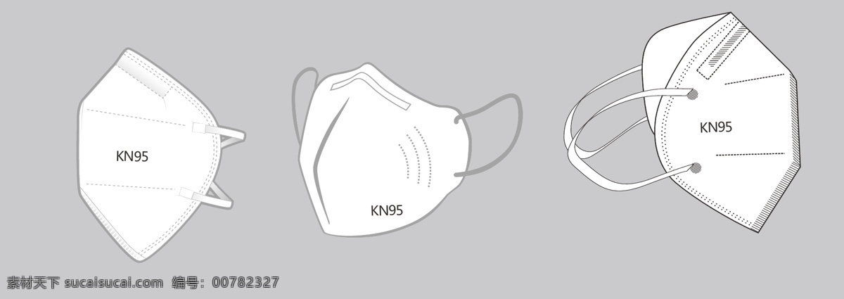 kn 95 口罩 矢量 kn95口罩 广告 口罩素材