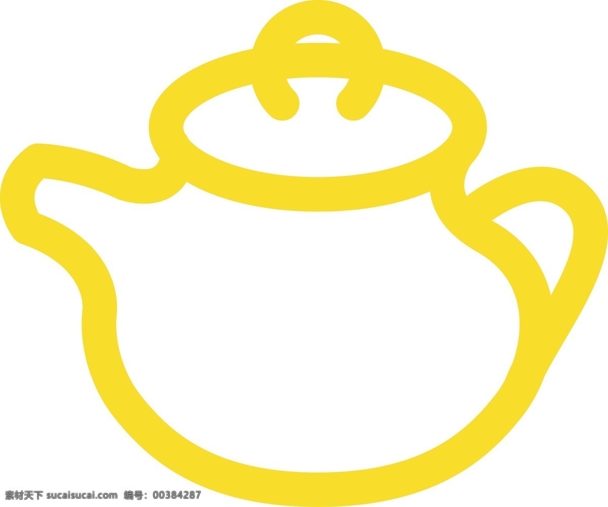黄色 水壶 图标 免 扣 图 应用按钮 按钮图标 网页图标 卡通 茶壶 ui应用图标