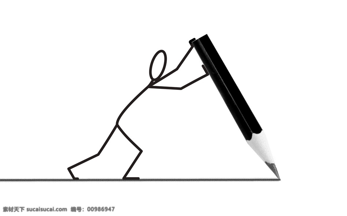线条 人 画 铅笔 线条人 卡通 动漫 可爱