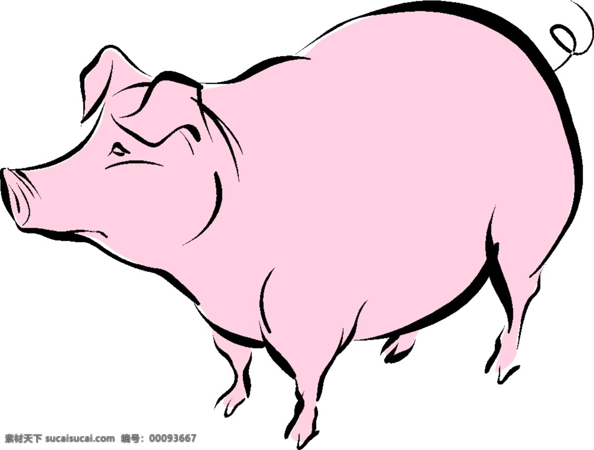 卡通 生肖 猪 生物 世界 矢量 矢量图 蔬菜矢量图 其他矢量图