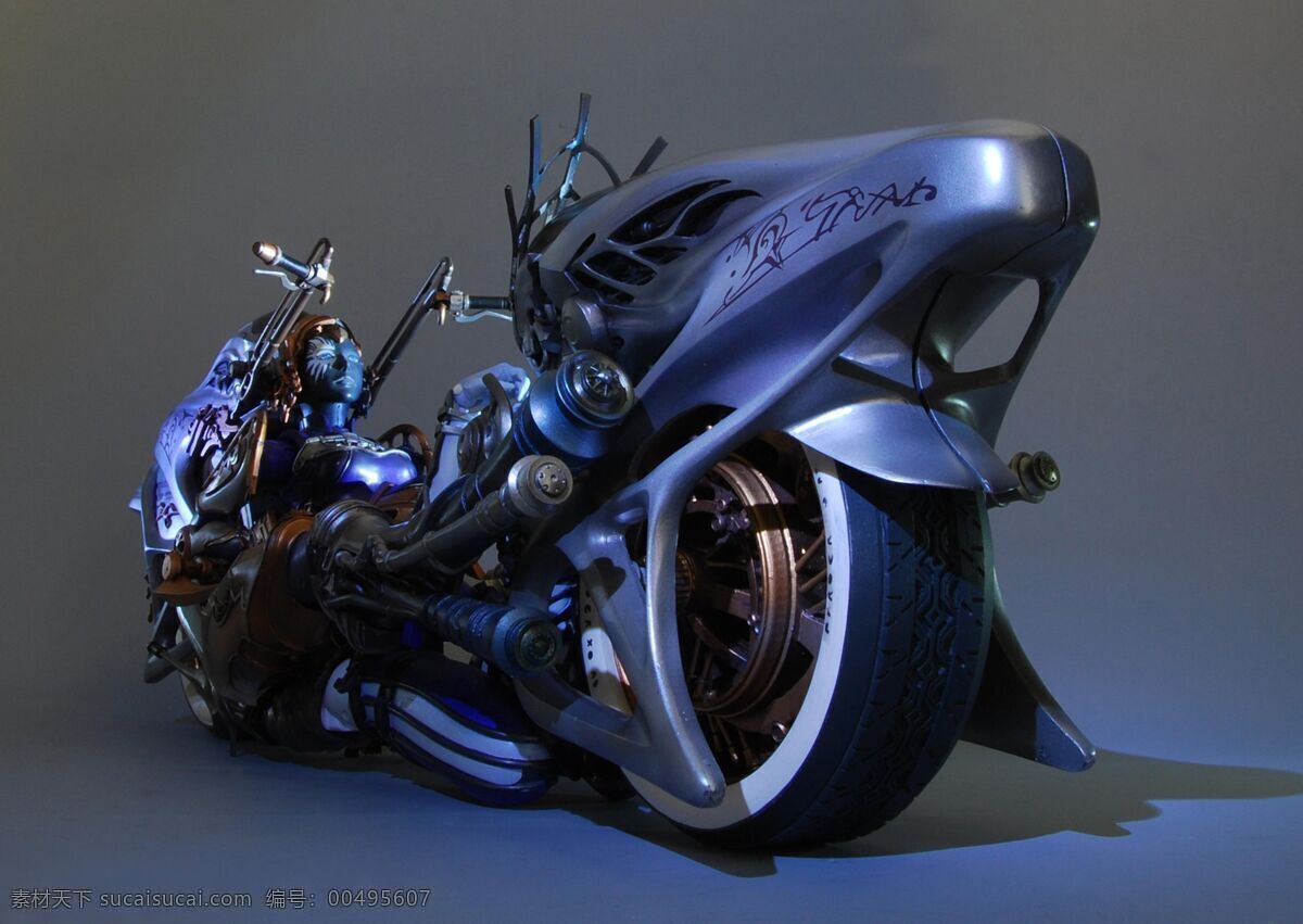 交通工具 摩托车 赛车 现代科技 最终幻想 设计素材 模板下载 最终幻想13 公路赛车 矢量图