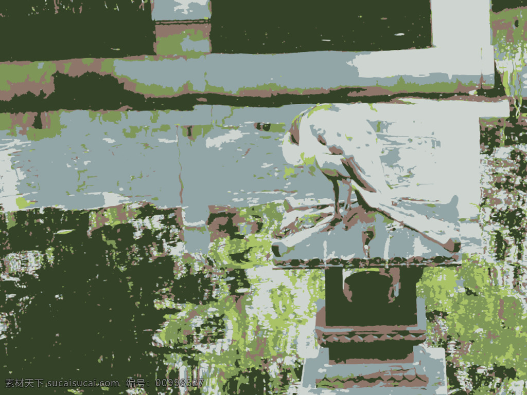 中国园林溪 动物 花 花园 鸟类 树 寺庙 文化 油画 中国 中国人 滤波器 法兰克福 自然的 upload2openclipart 矢量 插画集