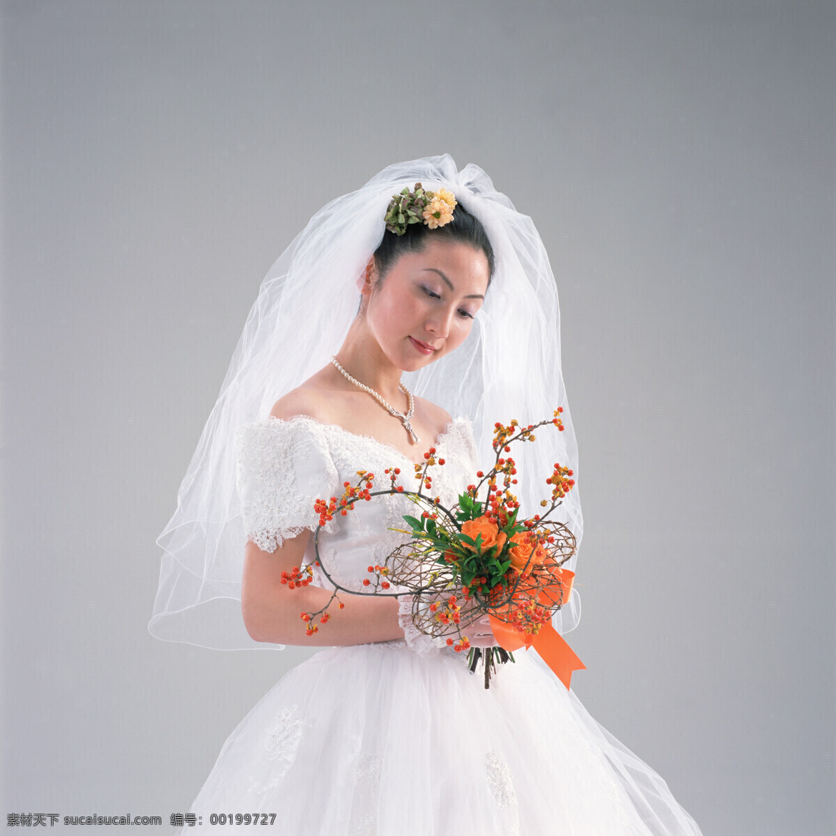 新娘 花篮 美丽新娘 婚纱摄影 美丽的新娘 人物图库 女性女人 摄影图库