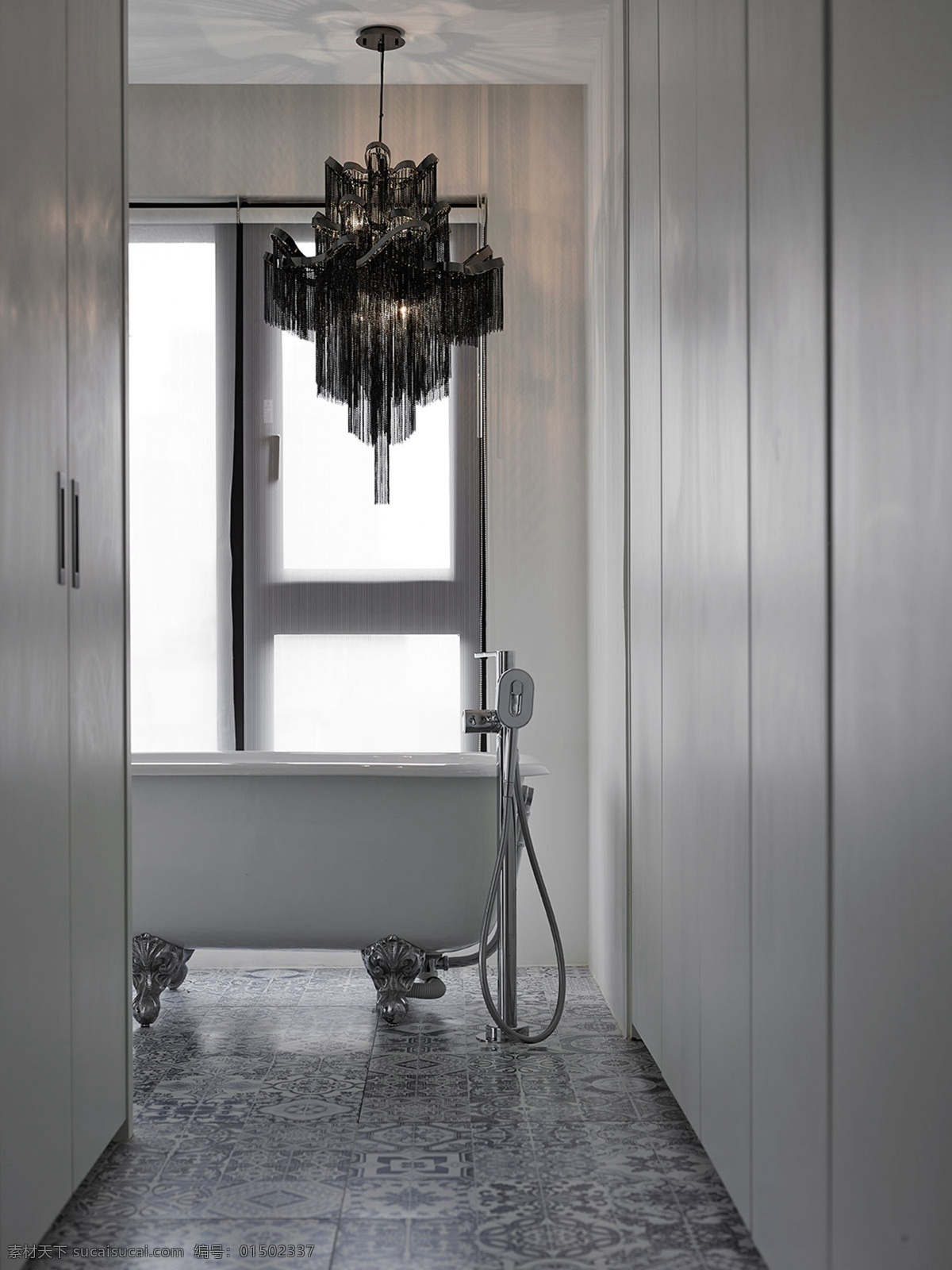 现代 极 简 卫生间 灰色 花纹 地板 室内装修 效果图 白色背景墙 灰色地板 卫生间装修 浴室装修