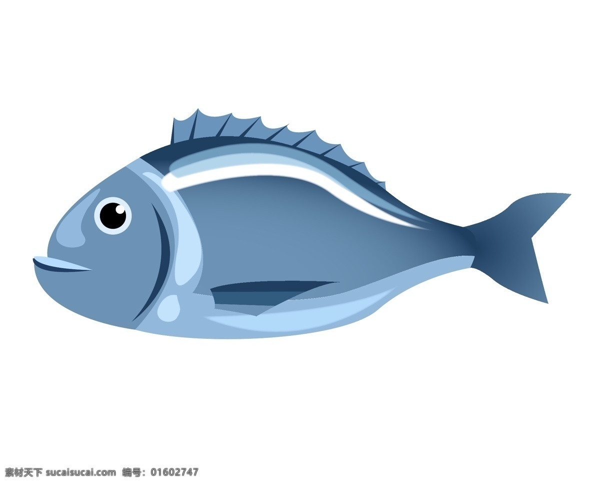 手绘 蓝色 鱼 海鲜 插画 手绘蓝色的鱼 海底生物 海洋鱼儿 手绘海鲜插画 卡通鱼儿插画 蓝色的鱼插画